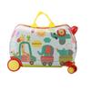 Cartoon Kids Luggage Can Sit Or Ridden Children Travel Bag Trolley Suitcase On Spinner Wheel Cute Kids Gift Rolling Luggage