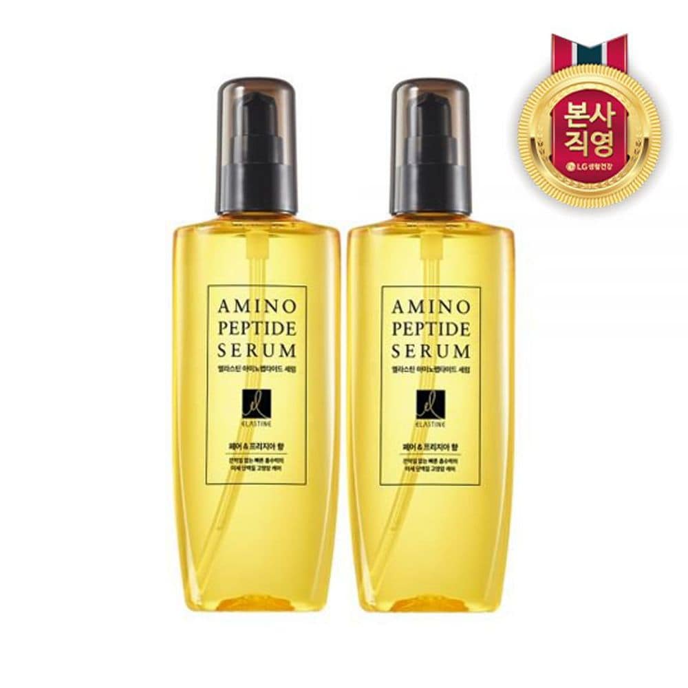 Microprotein high-nutrition care! ELASTINE hair serum 01_Fair & Freesia 150ml x 2