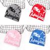 Street Style Star Letter Pattern Neutral Warm Knitted Hat For Winter Outdoor Fashion
