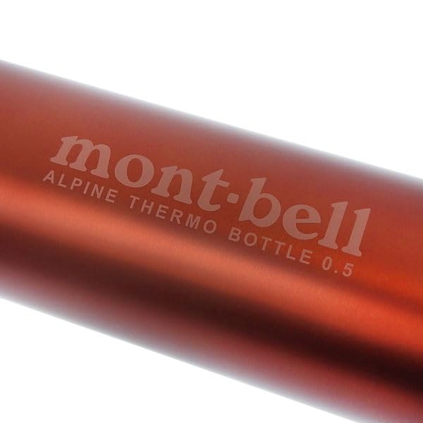 Montbell Alpine Thermo for Men and 1134167RD Bottle, 0.5L, Red, Women,
