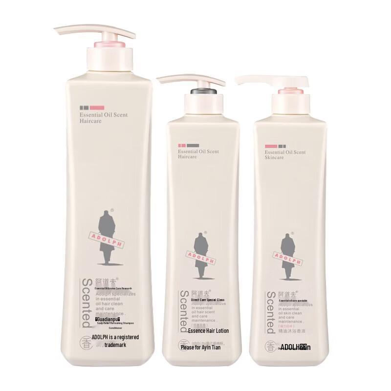 Adolph Fragrance Essential Oil Hair Care & Bath Set