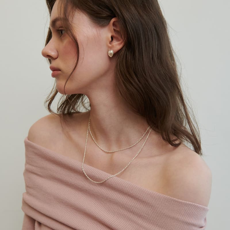 cotoit Daily knot Chain Necklace Long