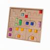 Wooden Castle Arch Building Blocks Set Puzzle Base Beech Wood
