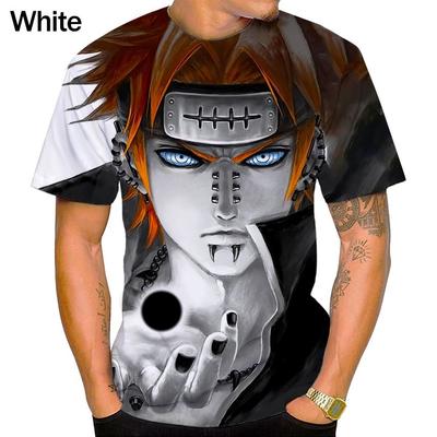 Men's New Summer Clothes Street Clothing Anime Naruto T-Shirt Men Shirt Short Sleeve 3D Print Jersey