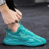 Non-slip soft sole breathable mesh sneakers men's summer versatile forrest forrest shoes Lightweight casual running shoes breathable and comfortable