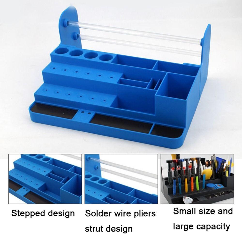 Plastic Screwdriver Holder Large Capacity Phone Repair Tool Holder  for Home