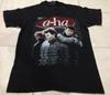 Vintage 1986 AHA Band New Wave T-Shirt Kurzarm