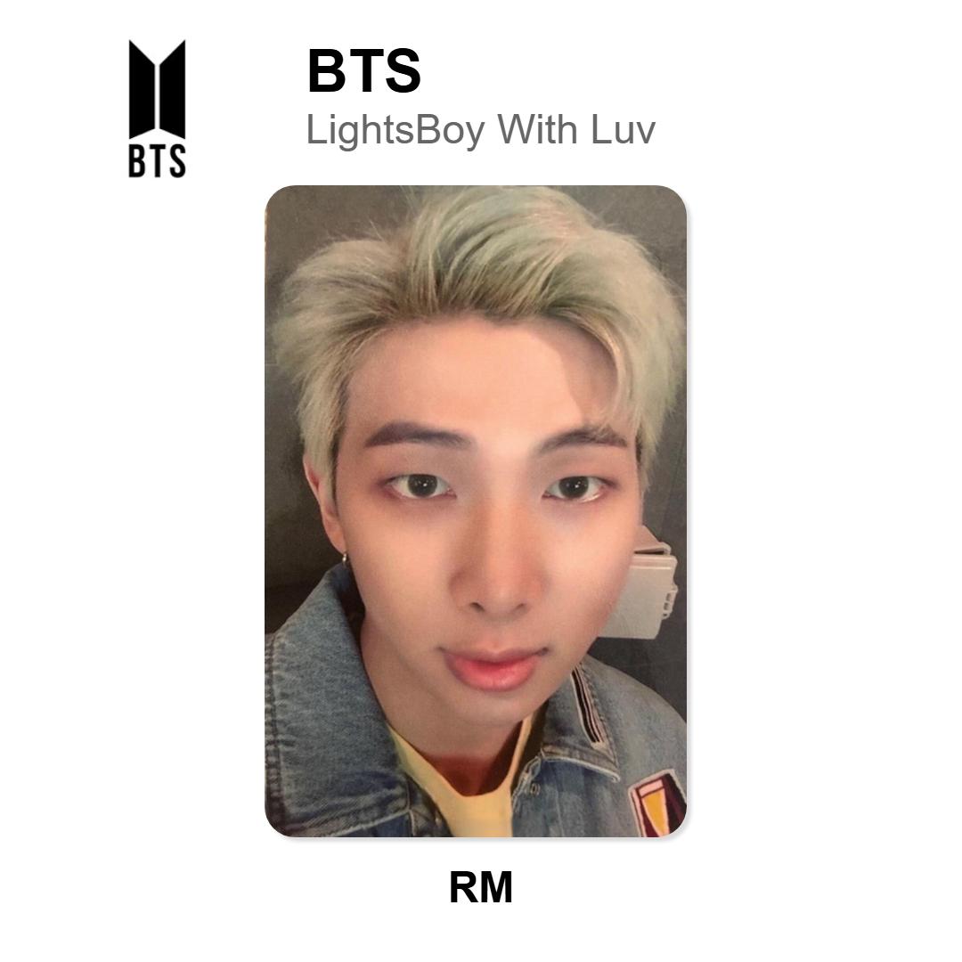 BTS Lights/Boy With Luv Official Photocard RM