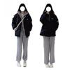 Giacca Invernale da Donna Ispessita con Imbottitura in Cotone, Stile Coreano Delicato, Finto Due Pezzi, Imbottita in Cotone