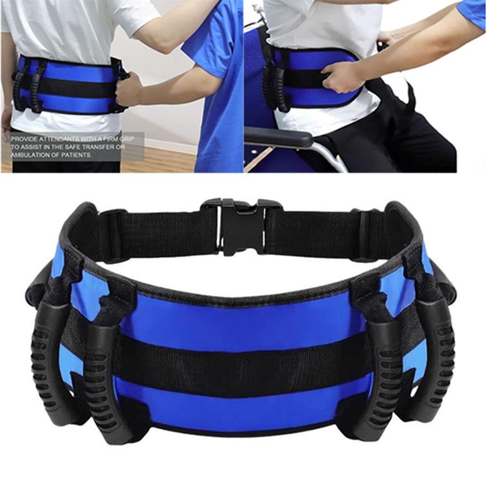 Anti-Slip Gait Belt for Seniors 6 Nylon Padded Handles Walking Assist Aid  Patients