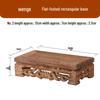 Solid Wood Display Base for Sculptures, Plants, or Ornaments