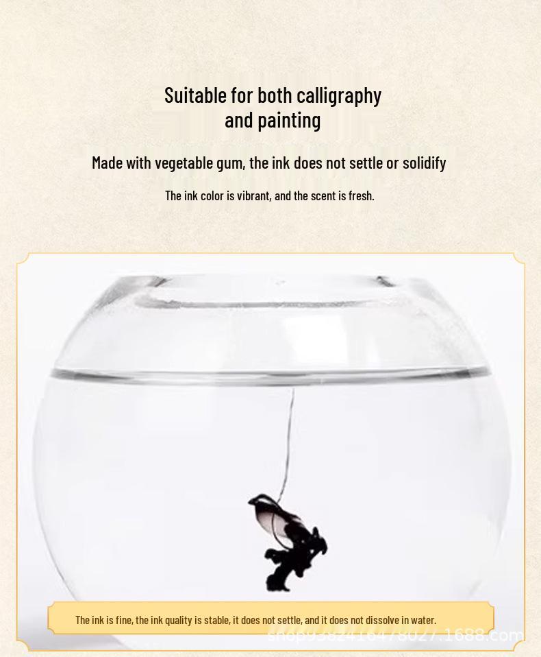 Genuine Red Star Large Capacity Calligraphy Ink for Brush and Chinese Painting