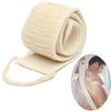 Long Exfoliating Body Scrubber with Strap, Soft Bath Sponge & Dry Brushing Tool for Shower & Spa, Dead Skin Removal Washcloth