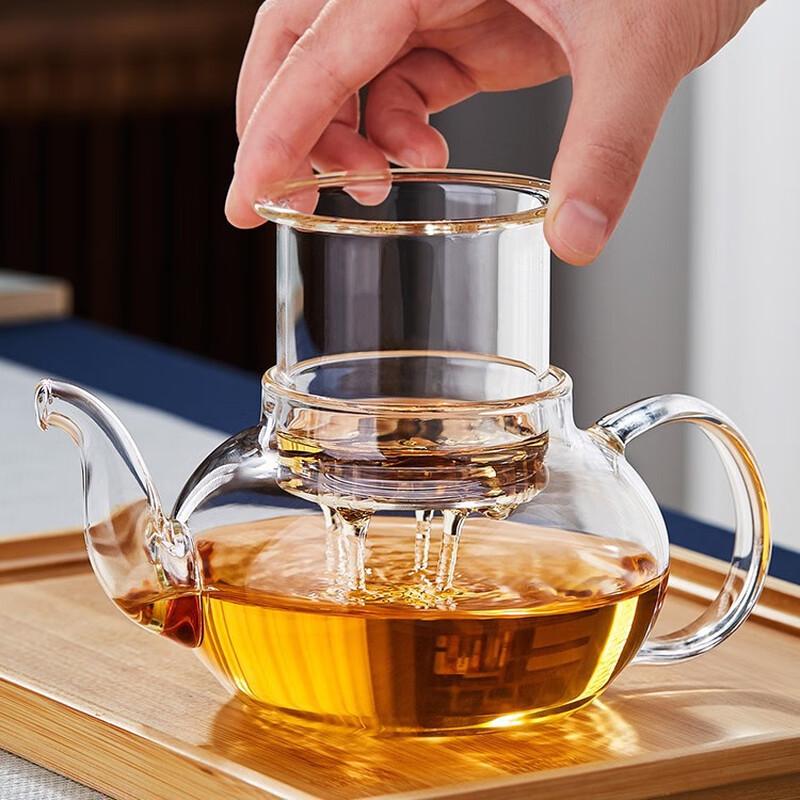 DeOu XingGuang Borosilicate Glass Teapot
