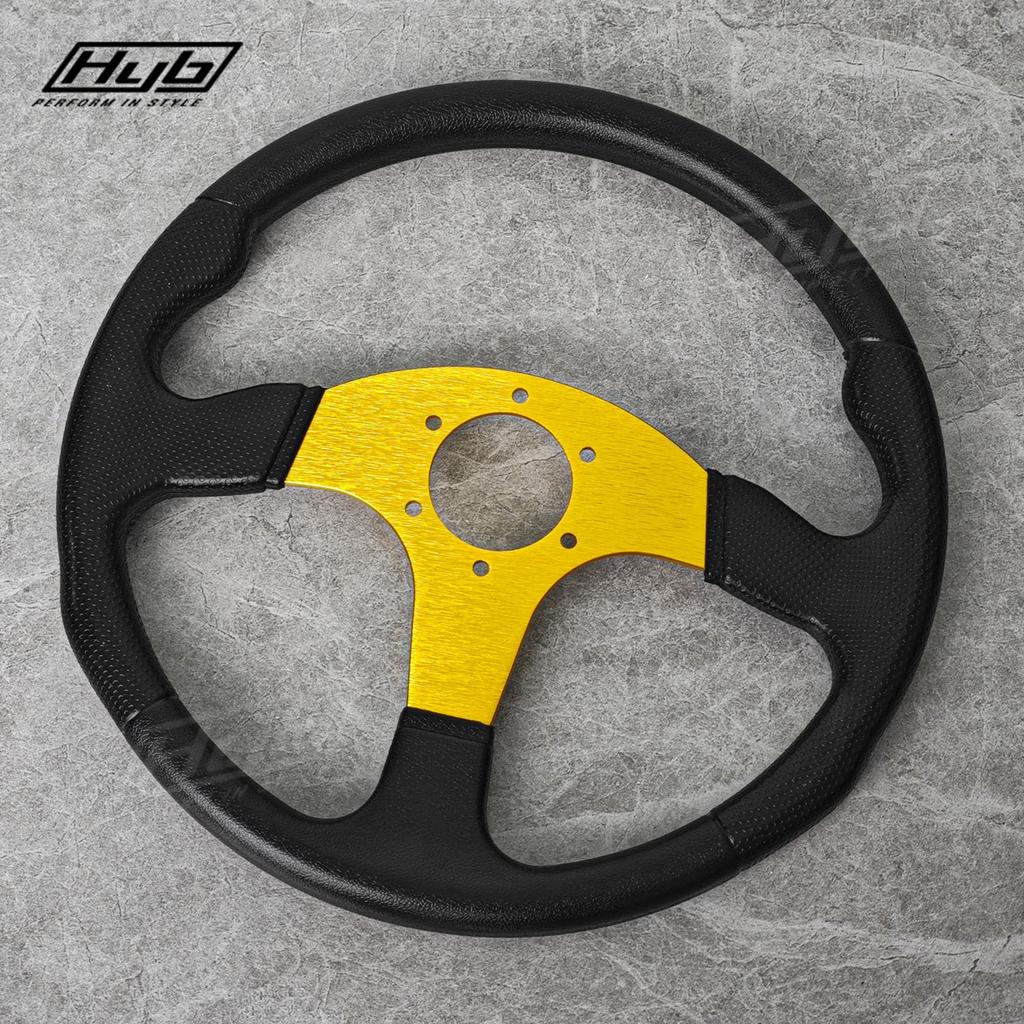 Classic Sports Racing Car Steering Wheel Universal 13 Inches 330MM PU Steering Wheel