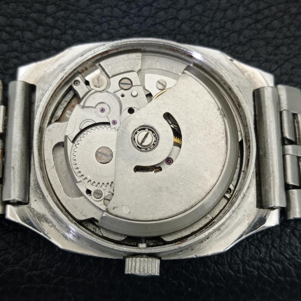 GENUINE VINTAGE RICOH R31 AUTOMATIC JAPAN MENS GOLDEN COLOR DIAL WATCH a705512-1