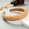 Crystal Hair Bands Womens Baroque Style Thickened Sponge Headband for Elegant Hair Accessories