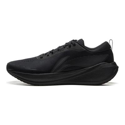 Li Ning Tread Wind Confortable Polyvalent Amortissant Résistant à l'usure Respirant Tige basse Chaussures de course Homme sneaker Noir AGLU321-1