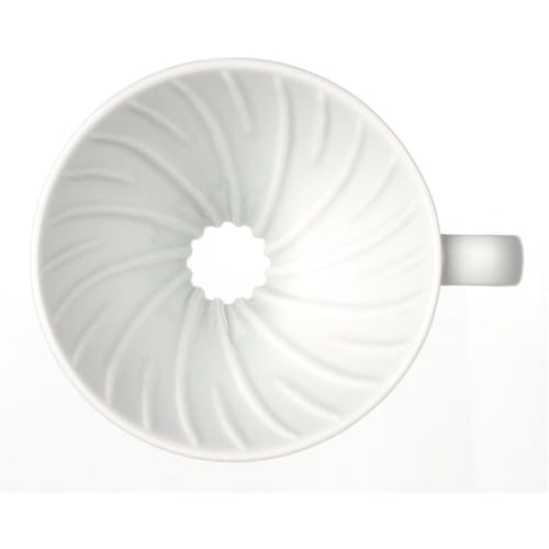 HARIO V60 Transparent Dripper 01 Ceramic for 1-2 Cups 200ml White Made In Japan VDC-01W