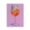Campari Illustrated Italian Wall Art Print Gator Aperol Sprtiz Poster Sparkling Water Butterfly Wall Picture Cuadros Decorativos