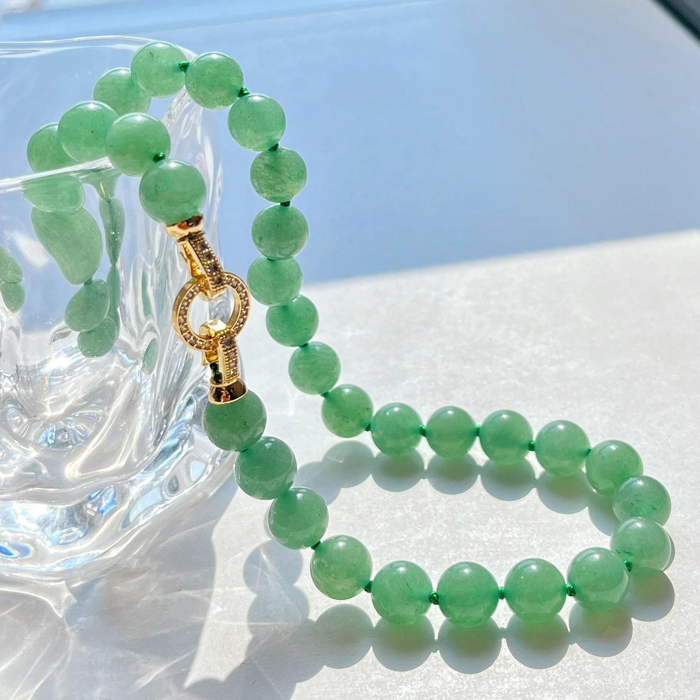 10Mm Wizard Of Oz Dongling Jade Necklace Clavicle Chain