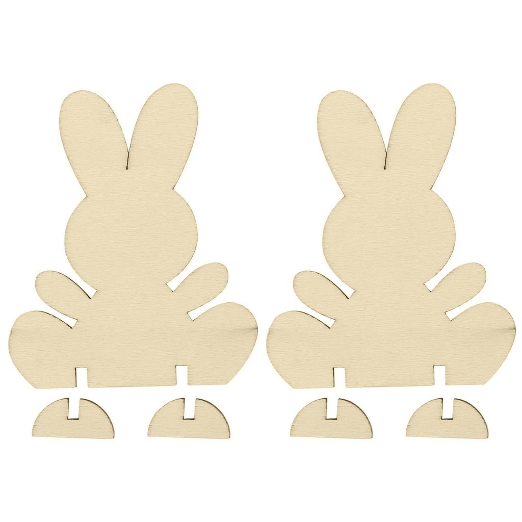 Hot-selling Easter Handmade Wooden Pieces
