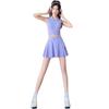 Womens Sports Polo Set Badminton Tennis Golf Outfit Slim Fit Activewear