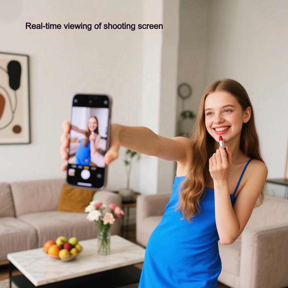 Magnetic Phone Selfie Monitor Screen 4KBT Remote Back Camera Monitor Suitable for Selfie Vlog and TikTok Snaplylens for IPhones