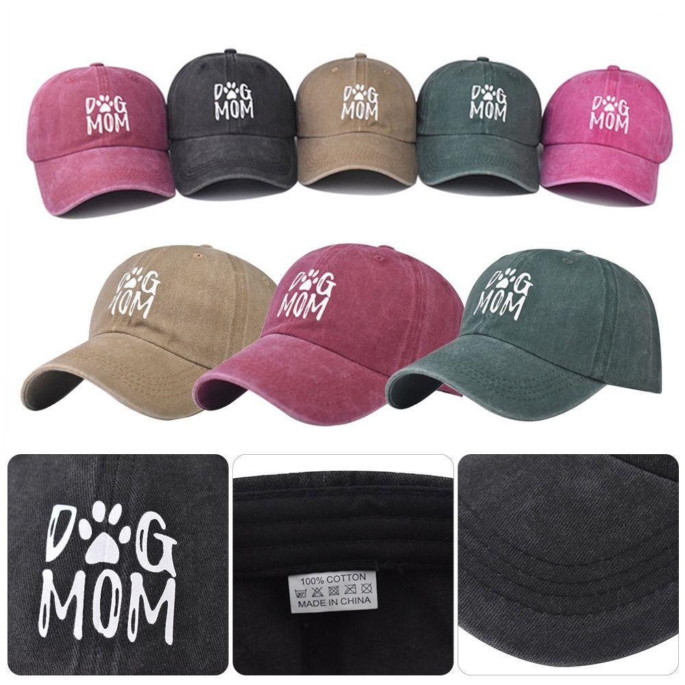 Adjustable MOM Embroidery Baseball Caps Vintage Sunscreen Hats Fashion Baseball Hats  Men Women