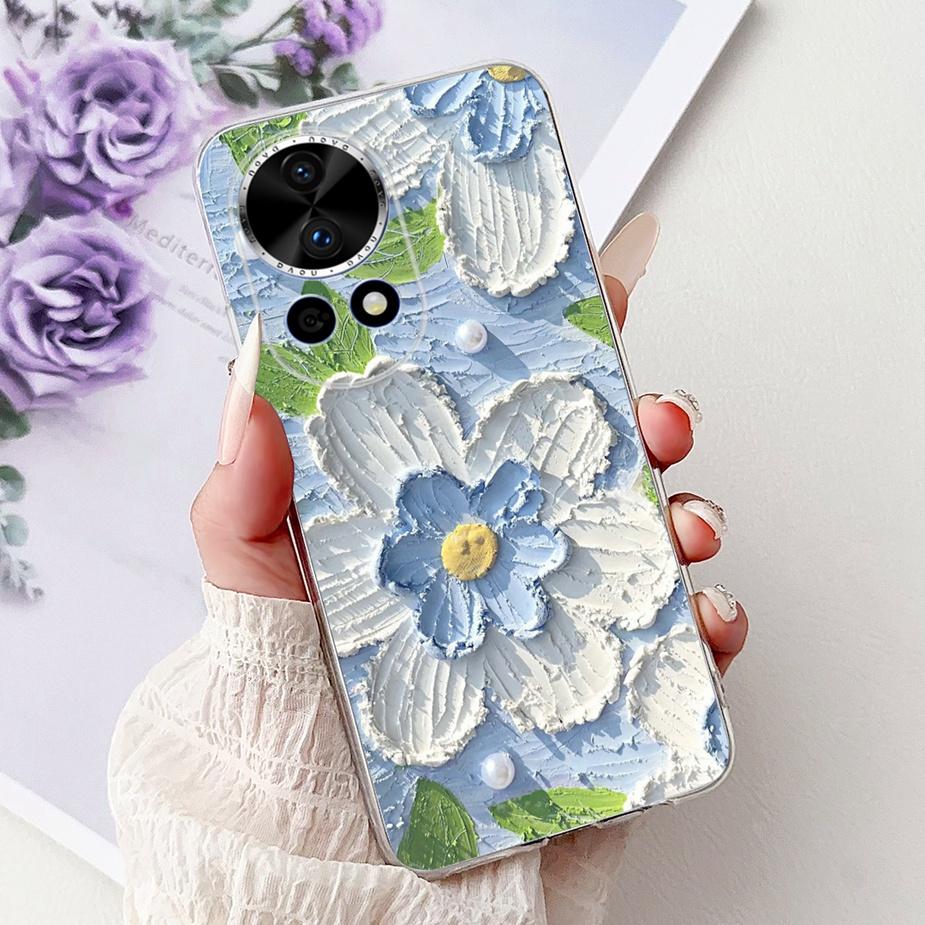 Für Huawei Nova 13 Hülle Nova12 BLK-AL00 Neue Luxus Bemalte Abdeckung Weiche Silikon Handyhülle Für Huawei Nova 12 Pro Nova13 Pro Taschen