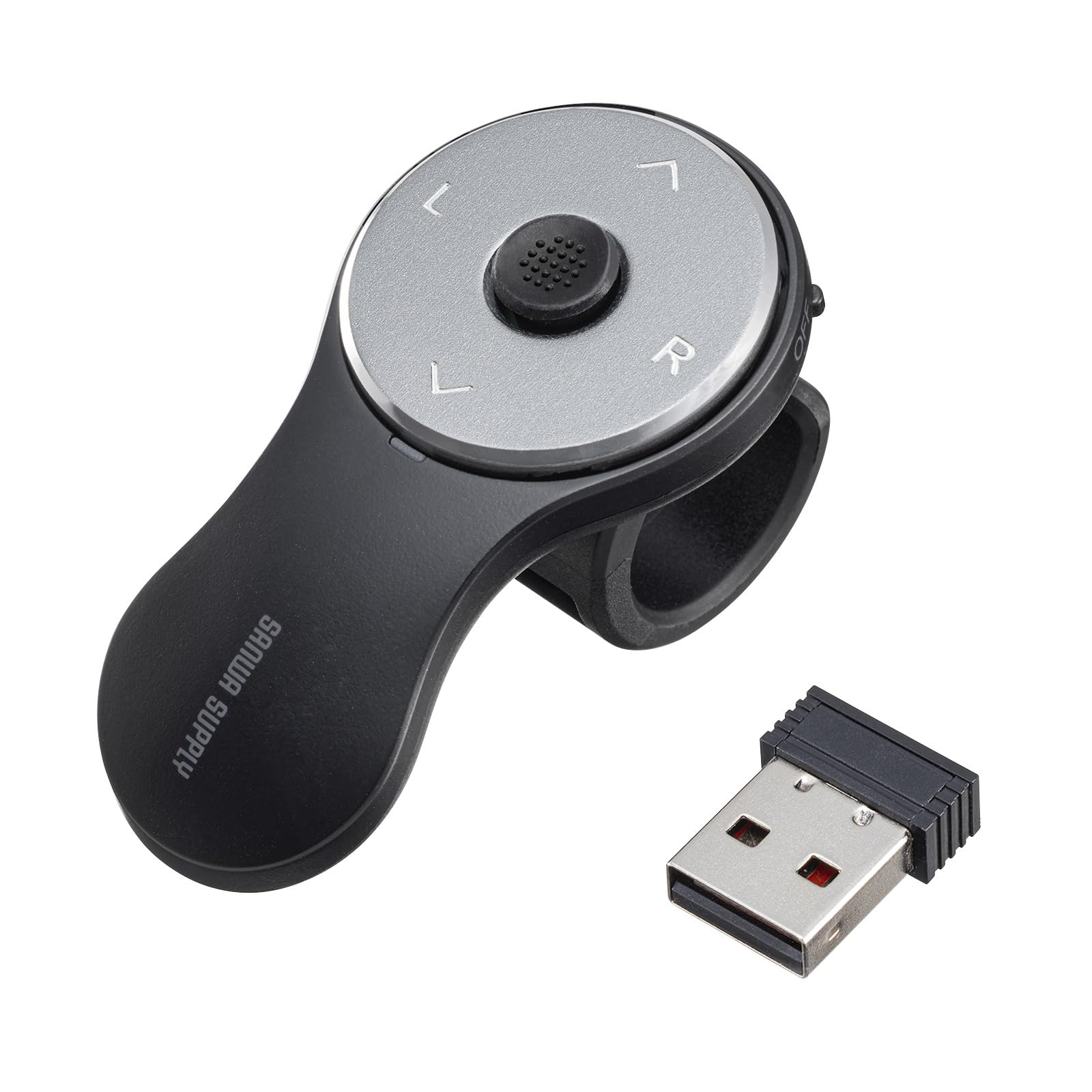 

Sanwa Supply Wireless Ring Mouse 3 MA-WRING3BK чорний