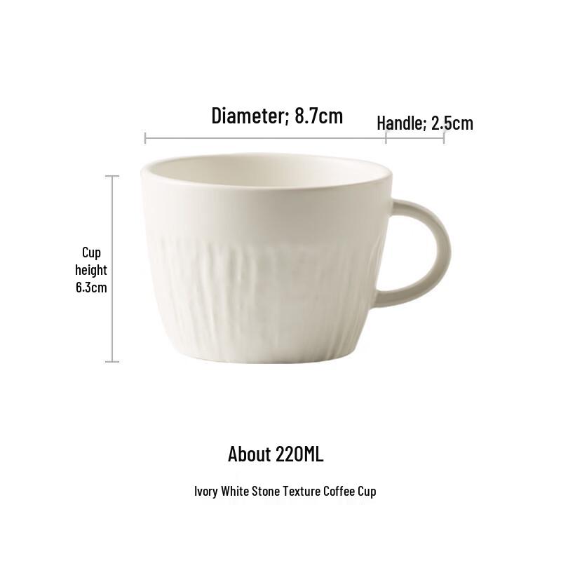 ZISIZ Retro Ceramic Coffee Cup