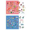 Portable Jelly Sticker Books Cognitive Game Toys Animal DIY Puzzle for Children Kids Quiet Book Montessori Early Education Gifts
