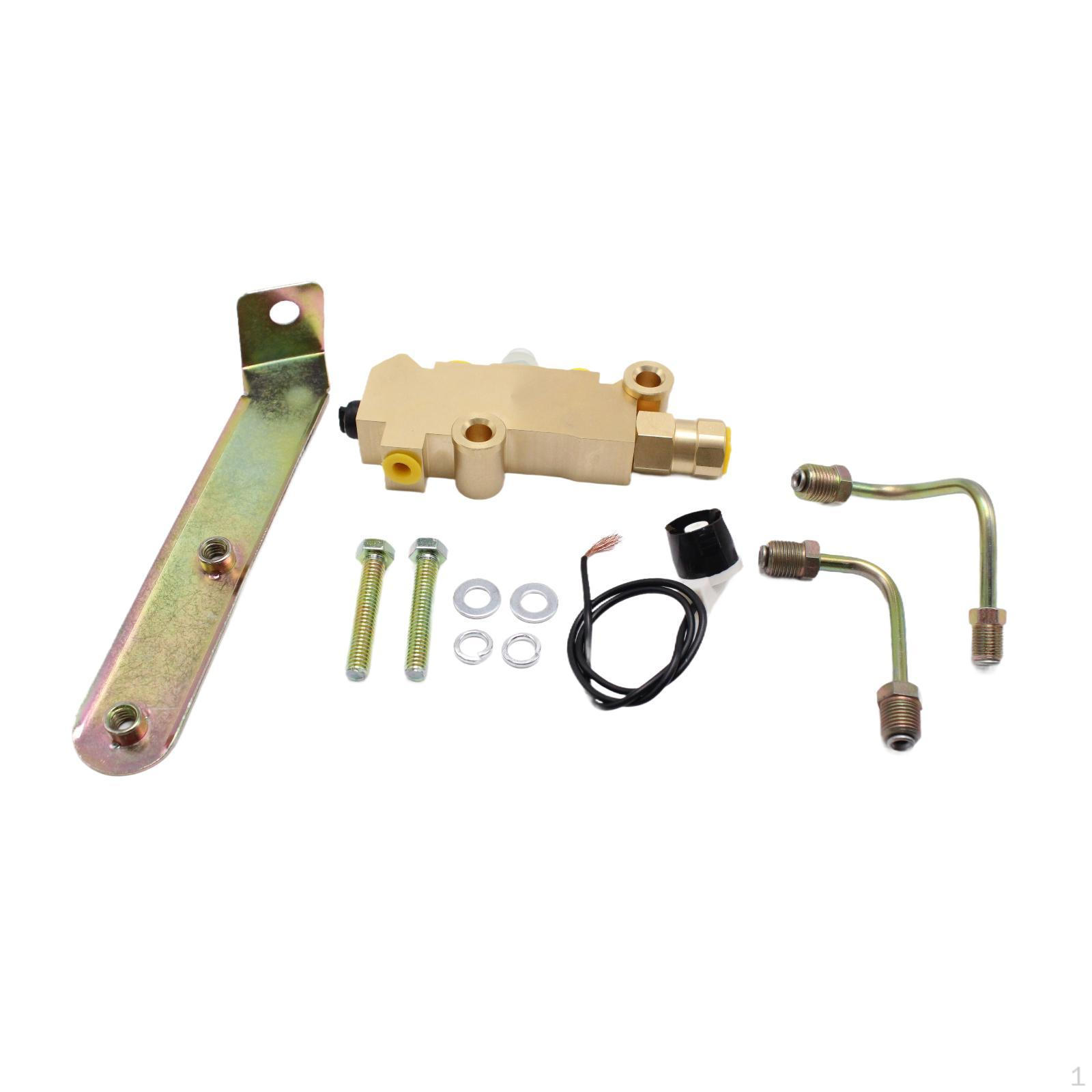 

Pv2 Brake Proportioning Valve Kit Mount Bracket Connector Easy to Install Accessories