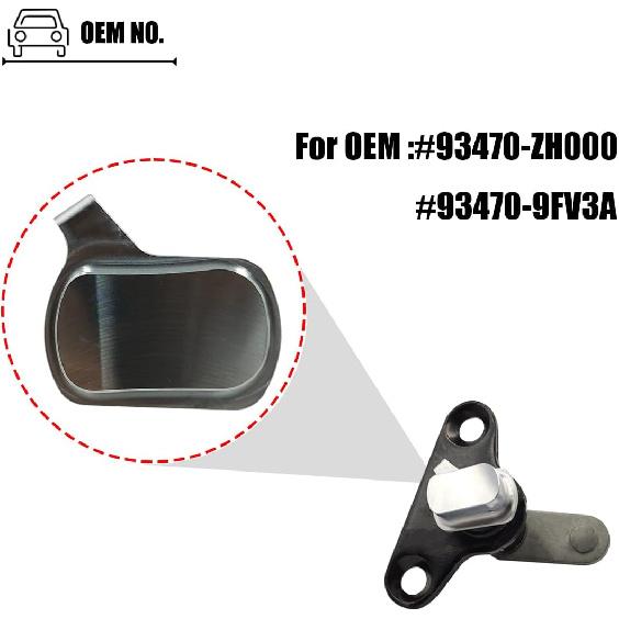 Aluminum Tailgate Hinge Bushing Compatible with Nissan Titan 2005 to 2024 Year, for Rear Right Side