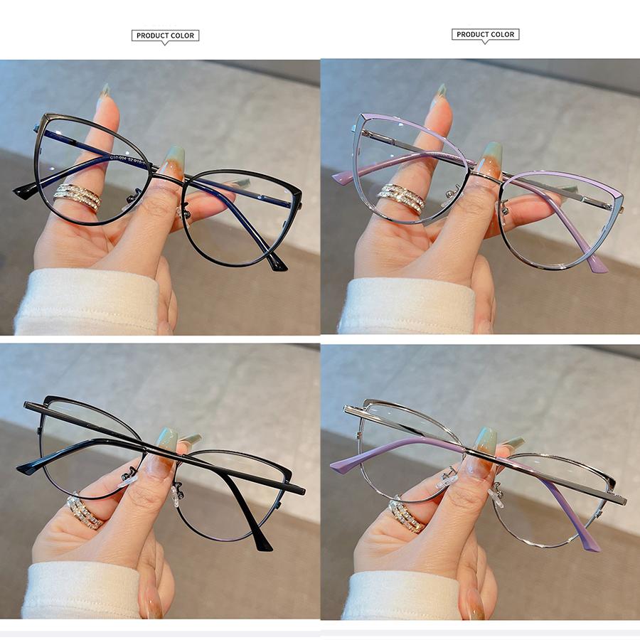 Fashion Glasses Frame Metal Anti Blue Light Glasses Non-Polarized Fashion Accessory