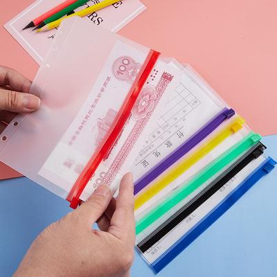 Organizers 6 Ring Loose Leaf Bags Notebook Binder Binder Zipper Folders A5 A6 Size Binder Pockets