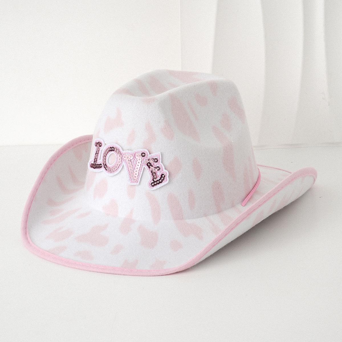 

Женская федора с блестящим дизайном звезды и бабочки LOVE, регулируемая для защиты от солнца M (56-58cm)