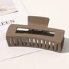 1Pc Big Size 10.5cm Rectangle Matte Hairpin Crab Vintage Hair Claws Trendy Hair Clip Hair Accessories For Women With Thick Hair