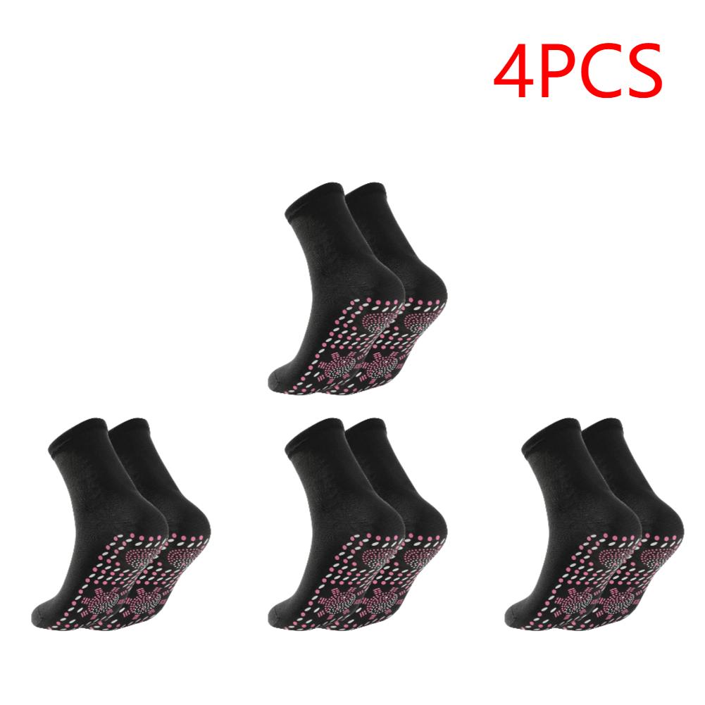 1-5Pair Self-Heating Shaping Socks Pain Relief Foot Therapy Thermal Socks Warming Tourmaline Cold-Resistant Christmas Winter