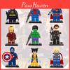 Conjunto de Blocos de Construção de Super-Heróis com Homem de Ferro Capitão América Wolverine Homem-Aranha e Mais!