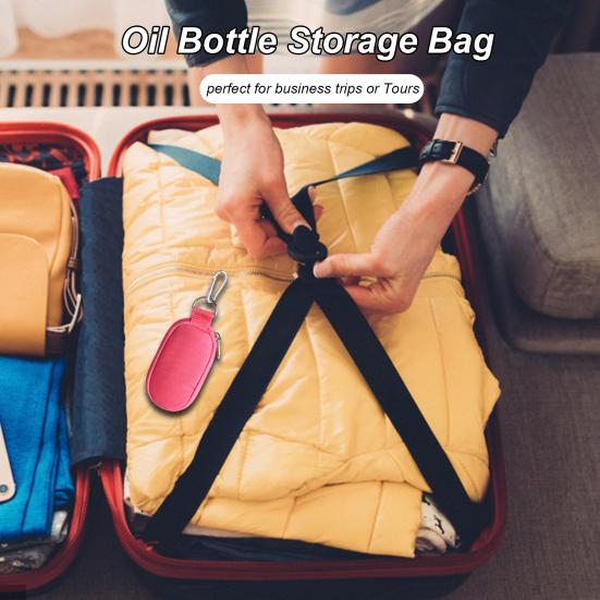 Úložný sáček Velkokapacitní Zavírání na zip Ochrana proti pádu Pohodlná 10 mřížek Láhev na esenciální olej Úložný sáček Domácí potřeby