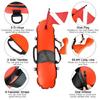 Scubas Diving Surfaces Marker Signal Float Replacement Buoys Signal Float With Flag And Rope Spearfishing Float Enduring