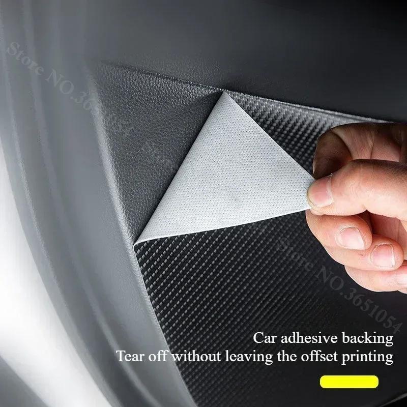 Für Polestar 4 2026-2026 Auto Tür Anti-Tritt-Matte PU-Leder Innenraum Schutzmatten Schmutzabweisender Dekorationsaufkleber Auto Zubehör