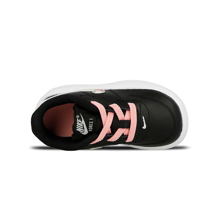 New Nike Air Force 1 '18 Vintage Floral Low Top Skateboard Shoes Black Infant And Toddler BQ2465-001