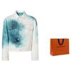 Pre Owned 20's Spray Paint Denim Jacket 1AATK0