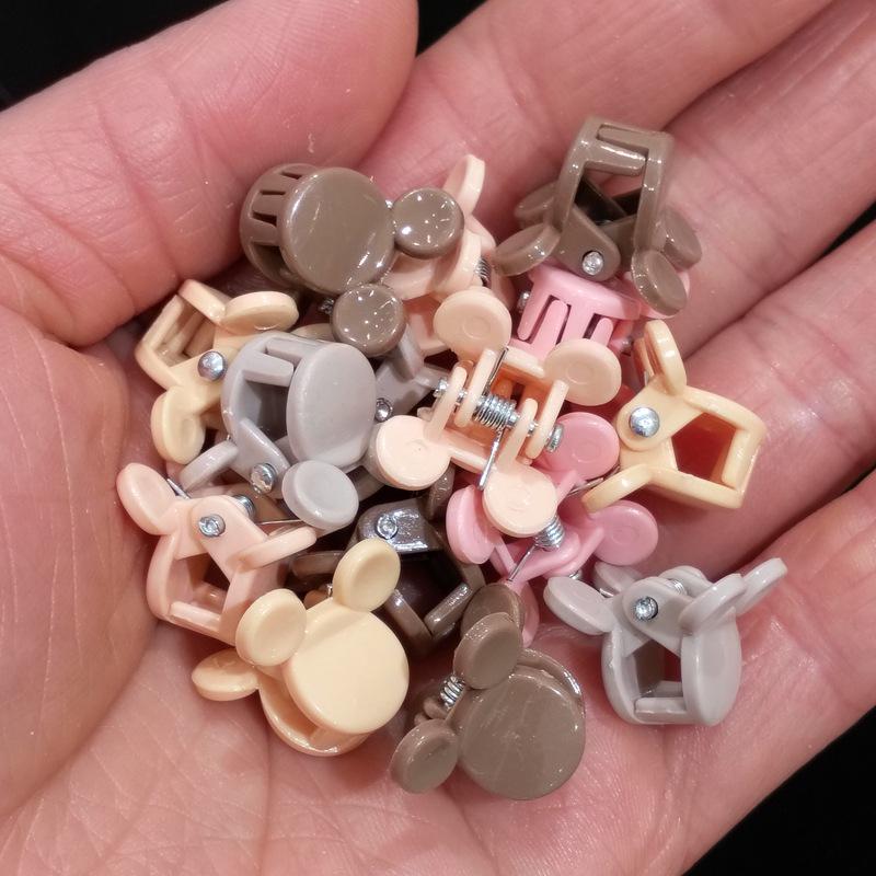 Set Mini Mollette per Bambini: Clip Margherita, Coniglio, Stella, Fiore di Prugno