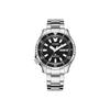 Citizen Orologio da polso da uomo/donna Ecology Drive Collection, movimento meccanico, cinturino in acciaio inossidabile, quadrante nera NY0130-83E