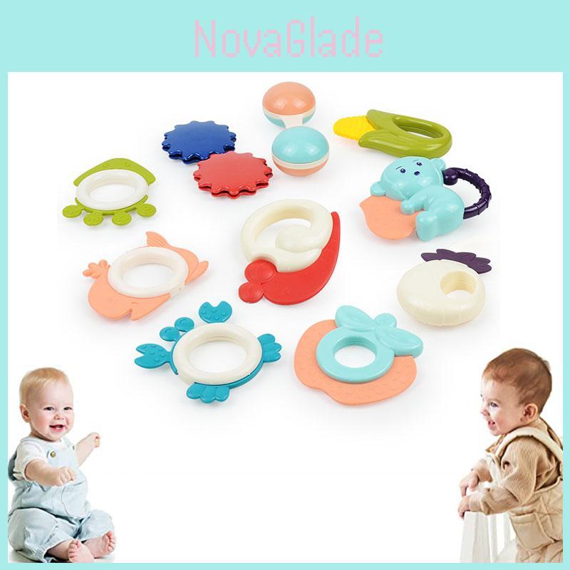 Baby Rattle Gift Set 10 Piece Bundle For Newborns