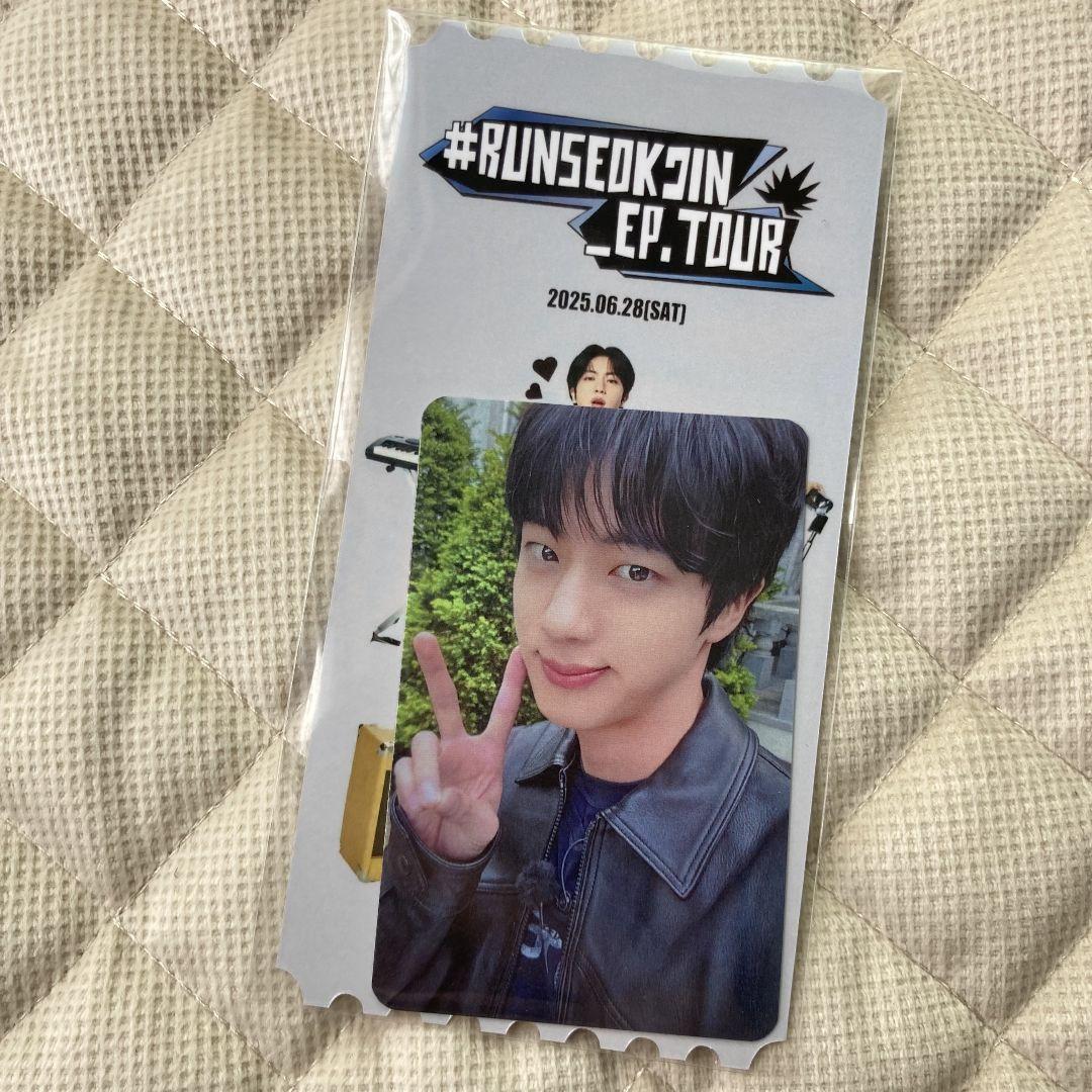 

[USED] Jin 6/28 RUNSEOKJIN_EP.TOUR Trading Card BTS